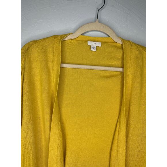 J.Jill Linen Cotton Blend Open Cardigan Sweater Women's Plus Size 3X Lightweight - Picture 2 of 7